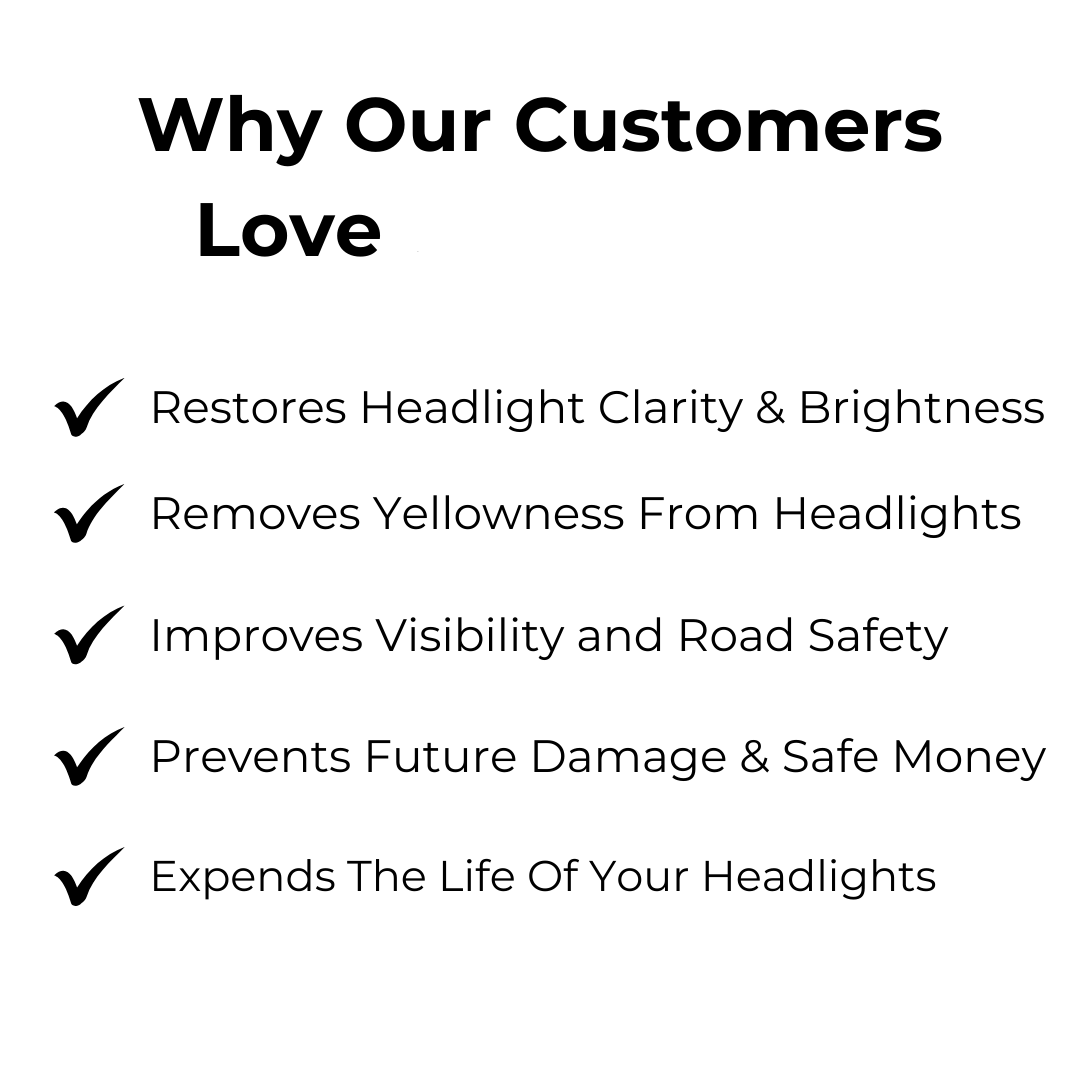 一瞬でヘッドライトを修理しましょう