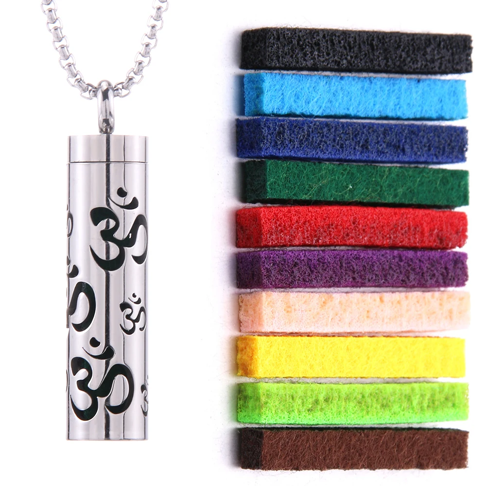 Collier diffuseur d’arômes avec pads interchangeables
