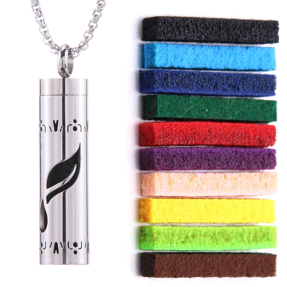 Collier diffuseur d’arômes avec pads interchangeables