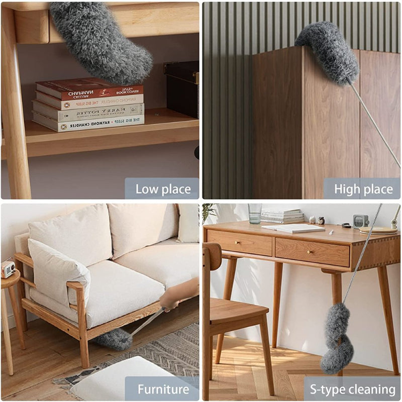 Rengör högt och långt, mer damm utom räckhåll