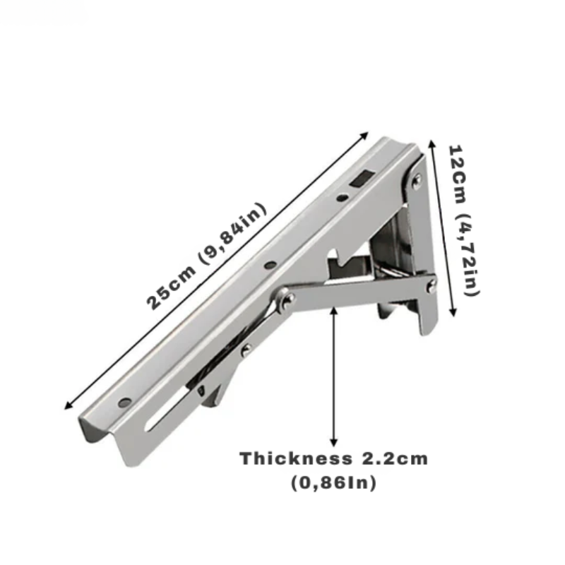 Solid foldable support to optimize space (X2)