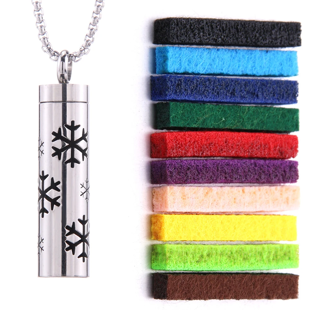 Collier diffuseur d’arômes avec pads interchangeables