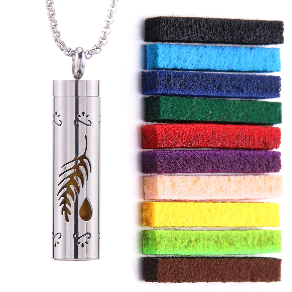 Collier diffuseur d’arômes avec pads interchangeables
