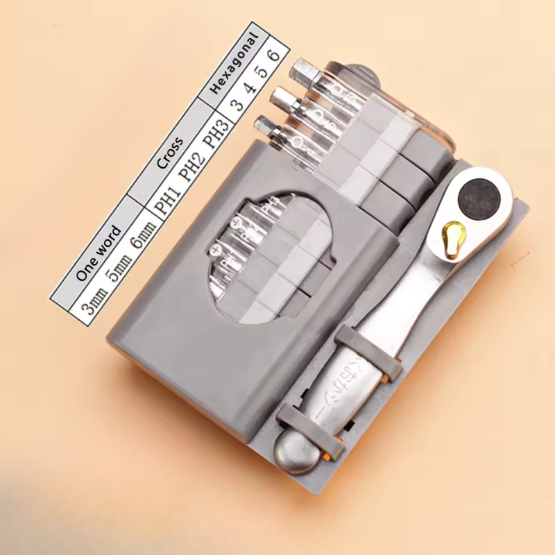 Mini multiværktøjsskrue - Kompakt, præcis og altid lige ved hånden