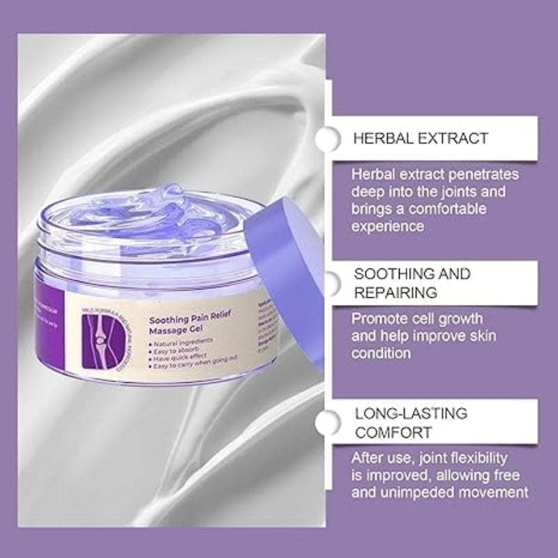 Gel apaisant naturel pour soulager douleurs et tensions