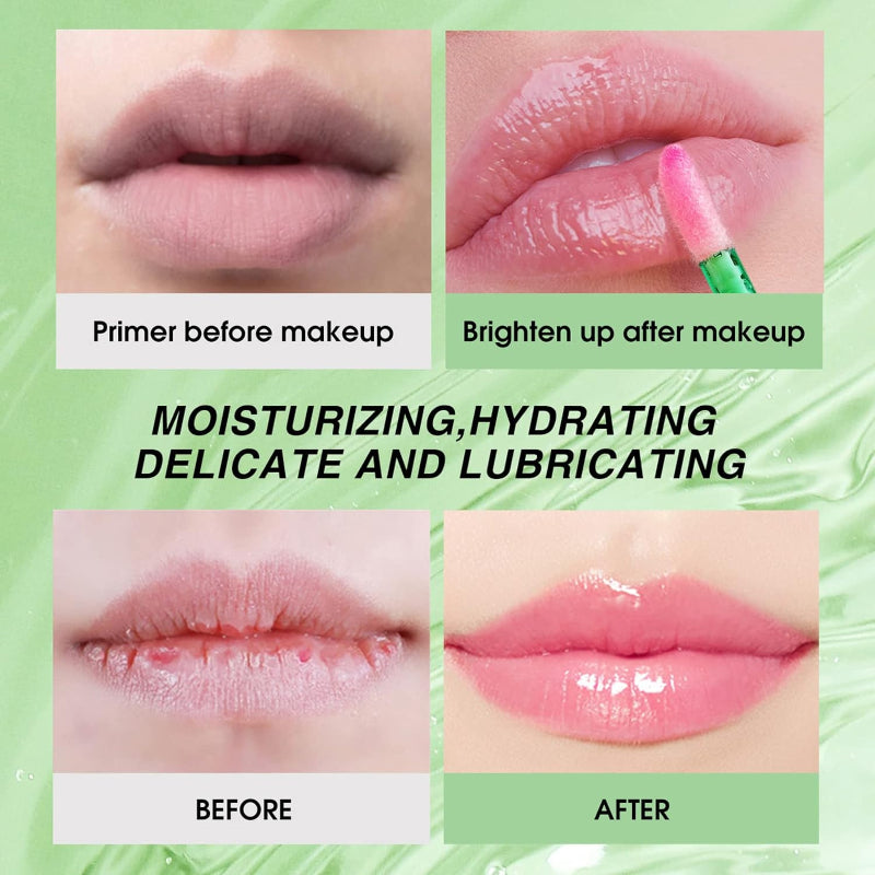 Hladké a lesklé pery v jednom geste