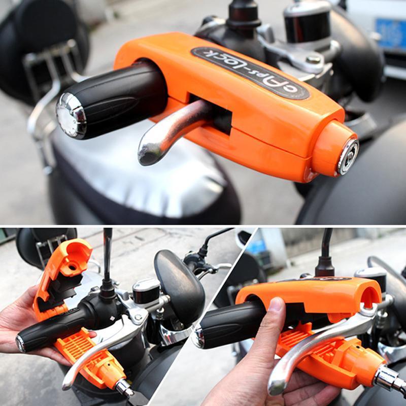 Candado antirrobo exprés para manillar de moto y scooter