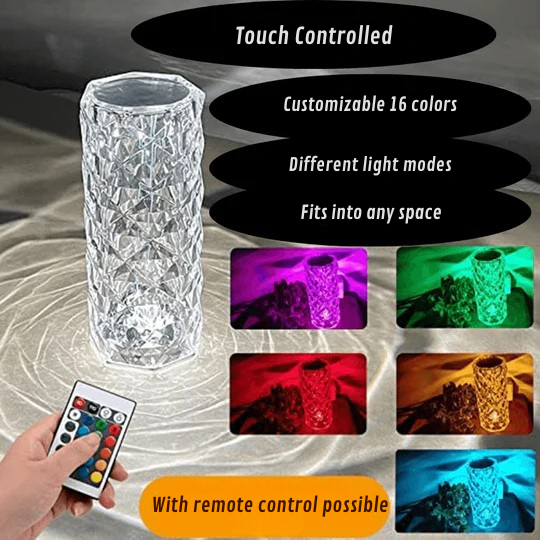 CrystalMax™ - LED Επιτραπέζιο Φωτιστικό με κρυστάλλινο εφέ