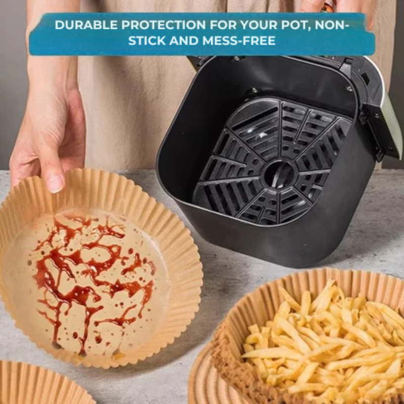 Praktické papierové formy na pečenie pre Air fryer – Čistota a úspora času