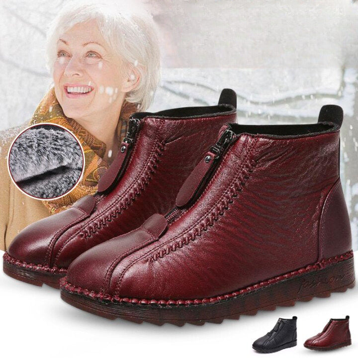 Botine antiderapante din piele ecologică: eleganță și siguranță în fiecare zi