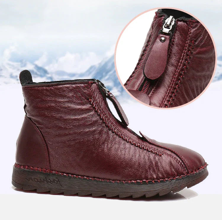Botine antiderapante din piele ecologică: eleganță și siguranță în fiecare zi