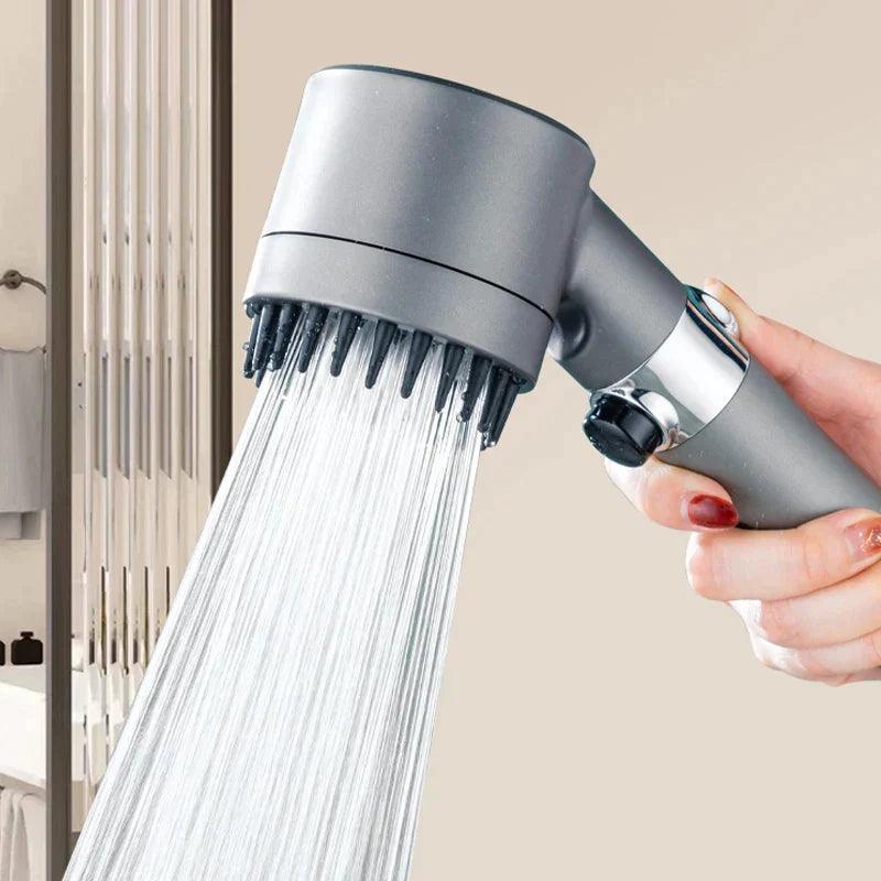 4-in-1 filtered shower with adjustable pressure