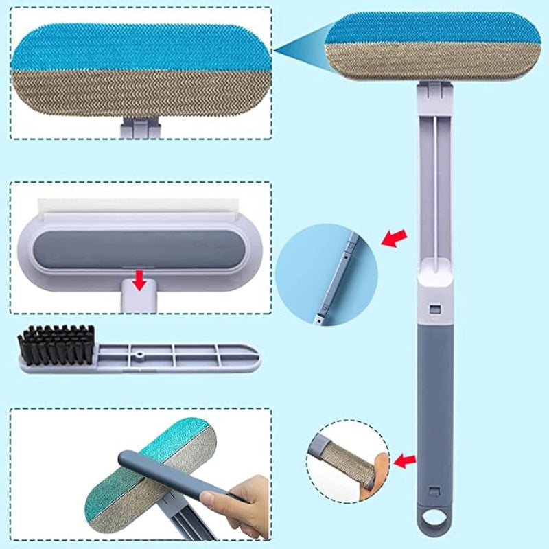 מברשת 3-in-1 נגד שערות ורב-משטחים