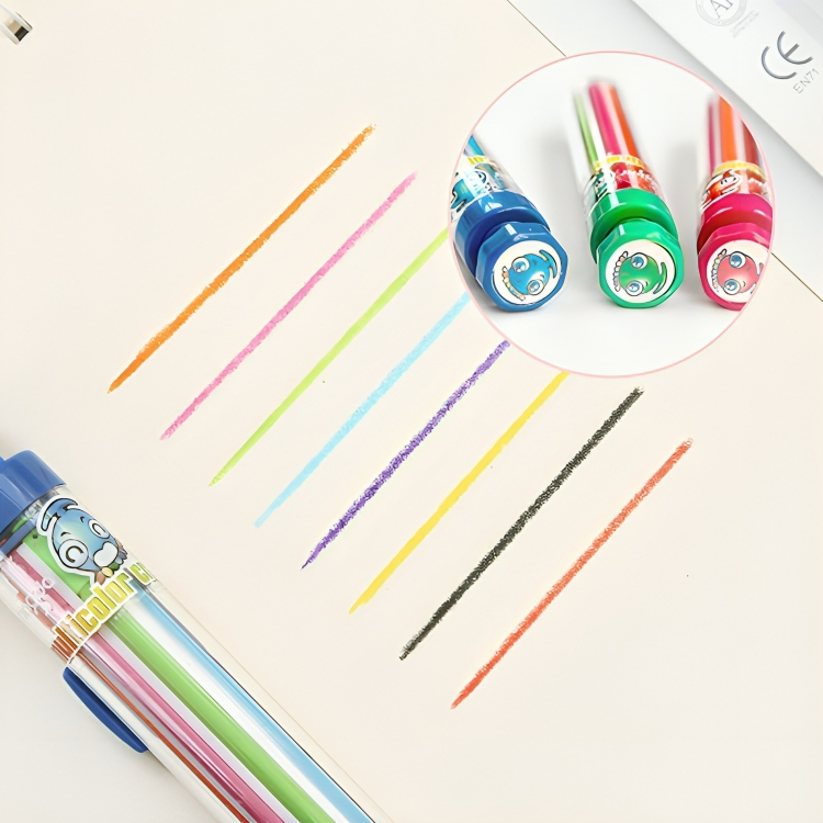 8-Farben-Stift in 1 – Sofort kreatives Zeichnen (x2)