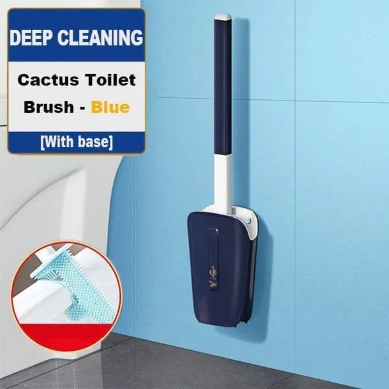 隅々まで掃除できるフレキシブルトイレブラシ 