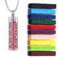 Collier diffuseur d’arômes avec pads interchangeables