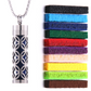 Collier diffuseur d’arômes avec pads interchangeables