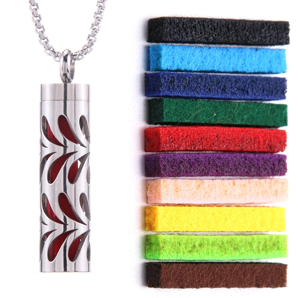 Collier diffuseur d’arômes avec pads interchangeables