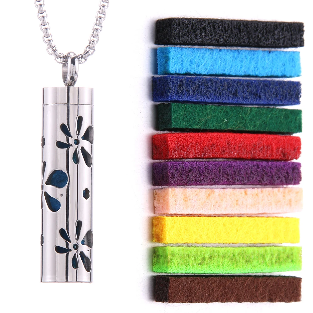 Collier diffuseur d’arômes avec pads interchangeables