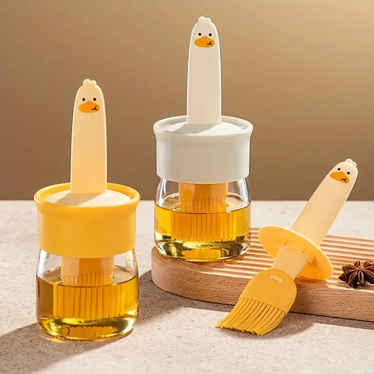 キッチンで油をあちこちにこぼさずにチェックしてください