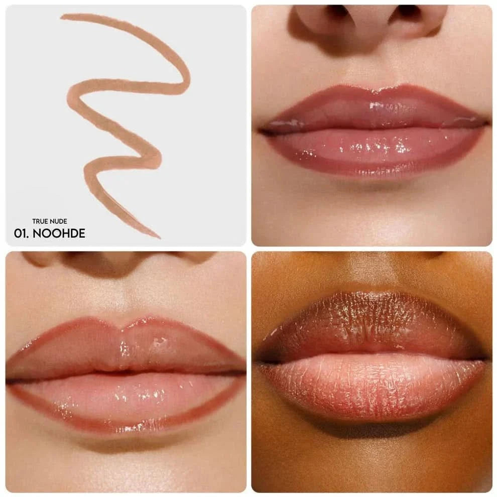 Perfekt formede lepper, uten retusjering i 12 timer 