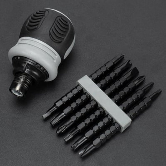 Compact and adjustable screwdriver for precise screwing