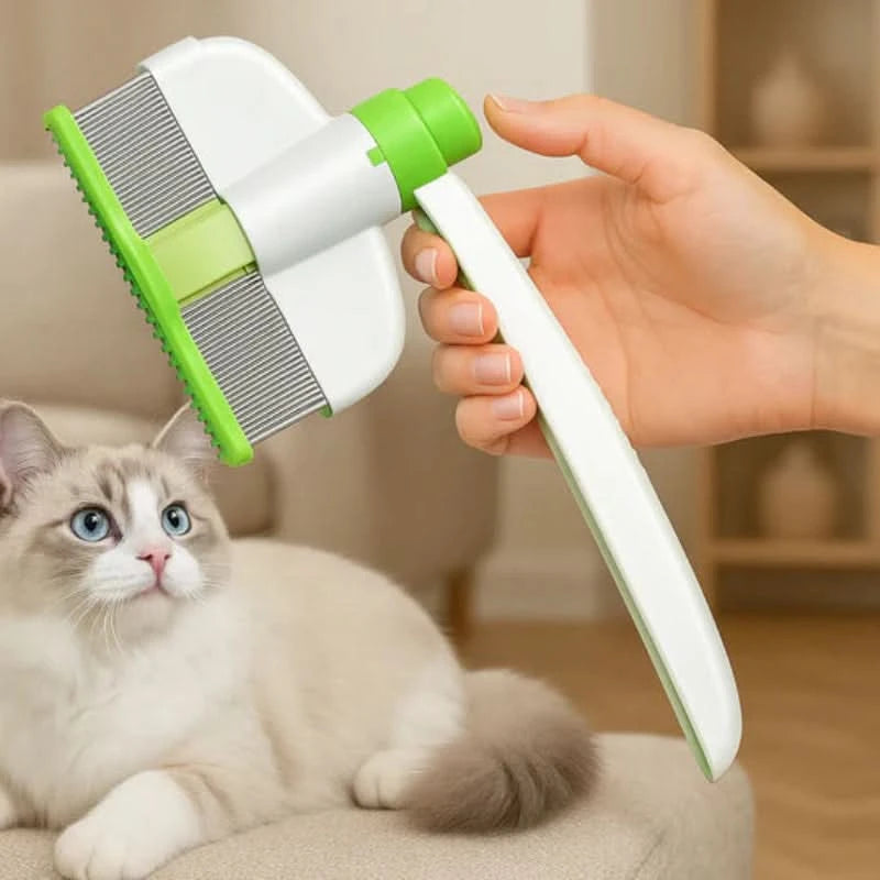 Peine antipelos para mascotas 
