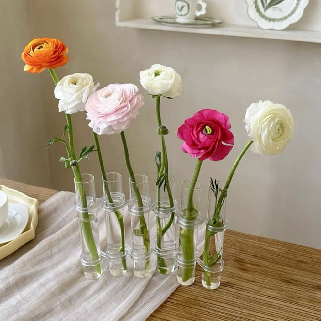 Vaso modular elegante para composiciones florales creativas 