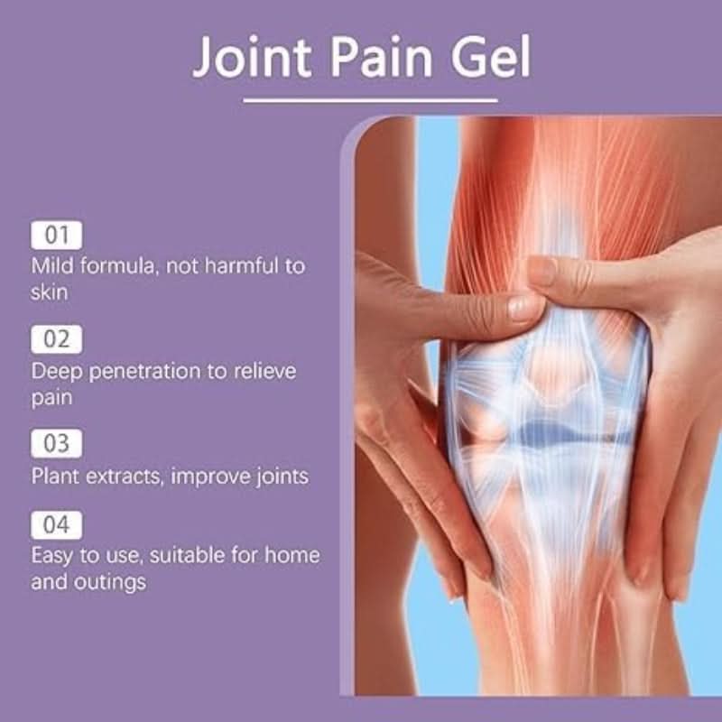 Natural soothing gel to relieve pain and tension 