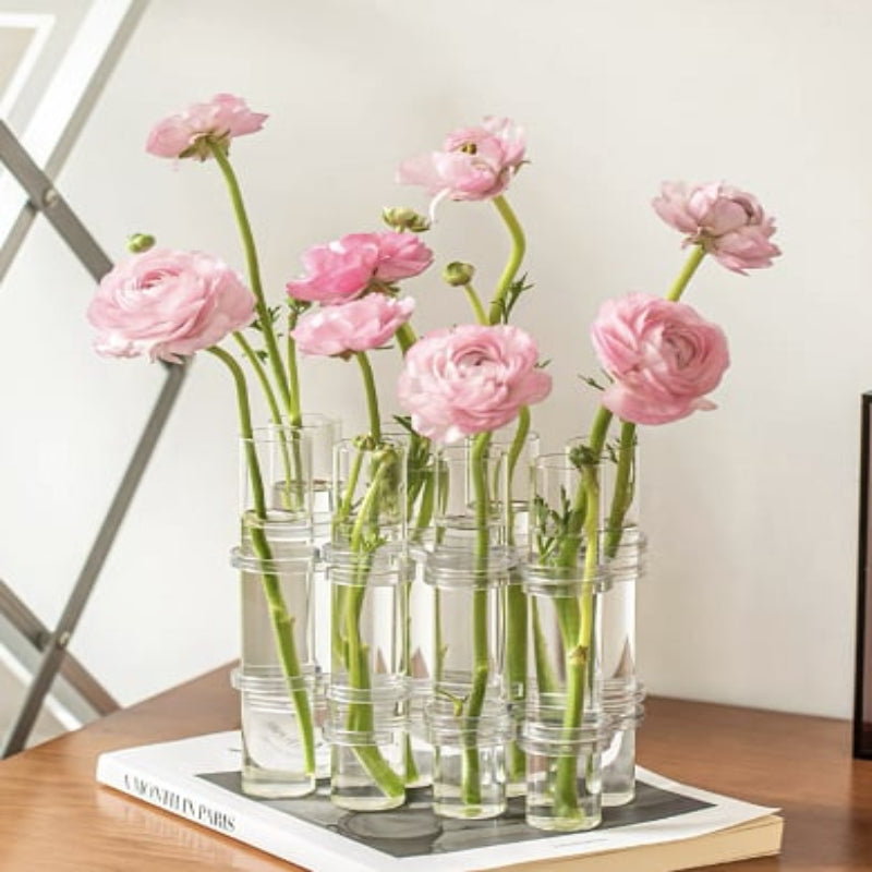 Vase modulaire élégant pour compositions florales créatives (x6)