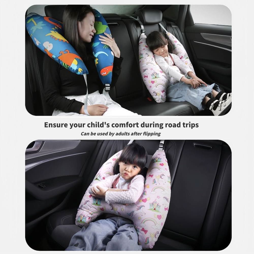 Cuscino da viaggio per bambini con supporto sicuro 