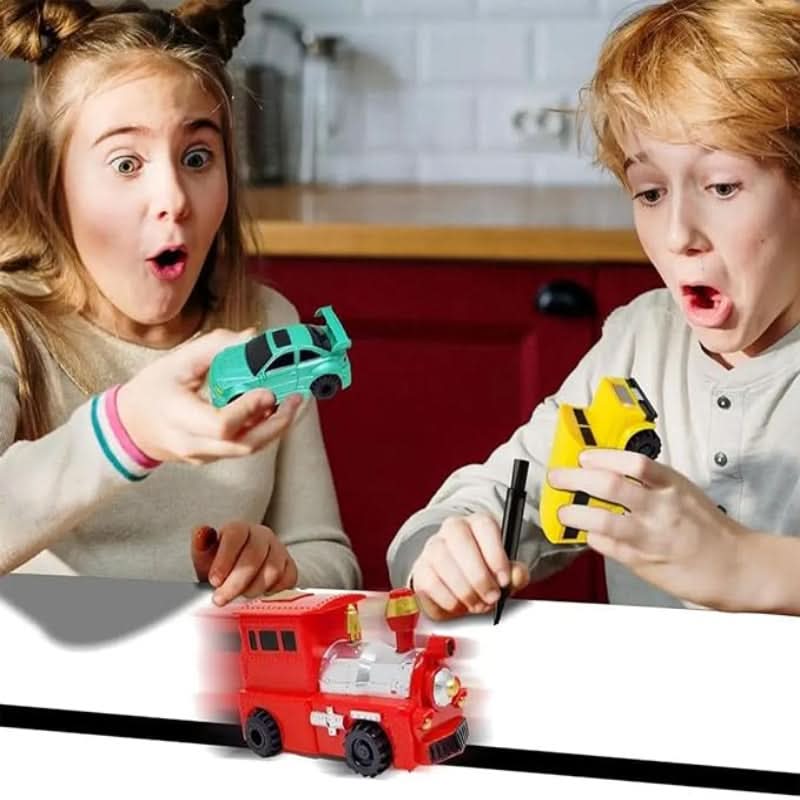 The magic car that follows your drawings as if by magic 