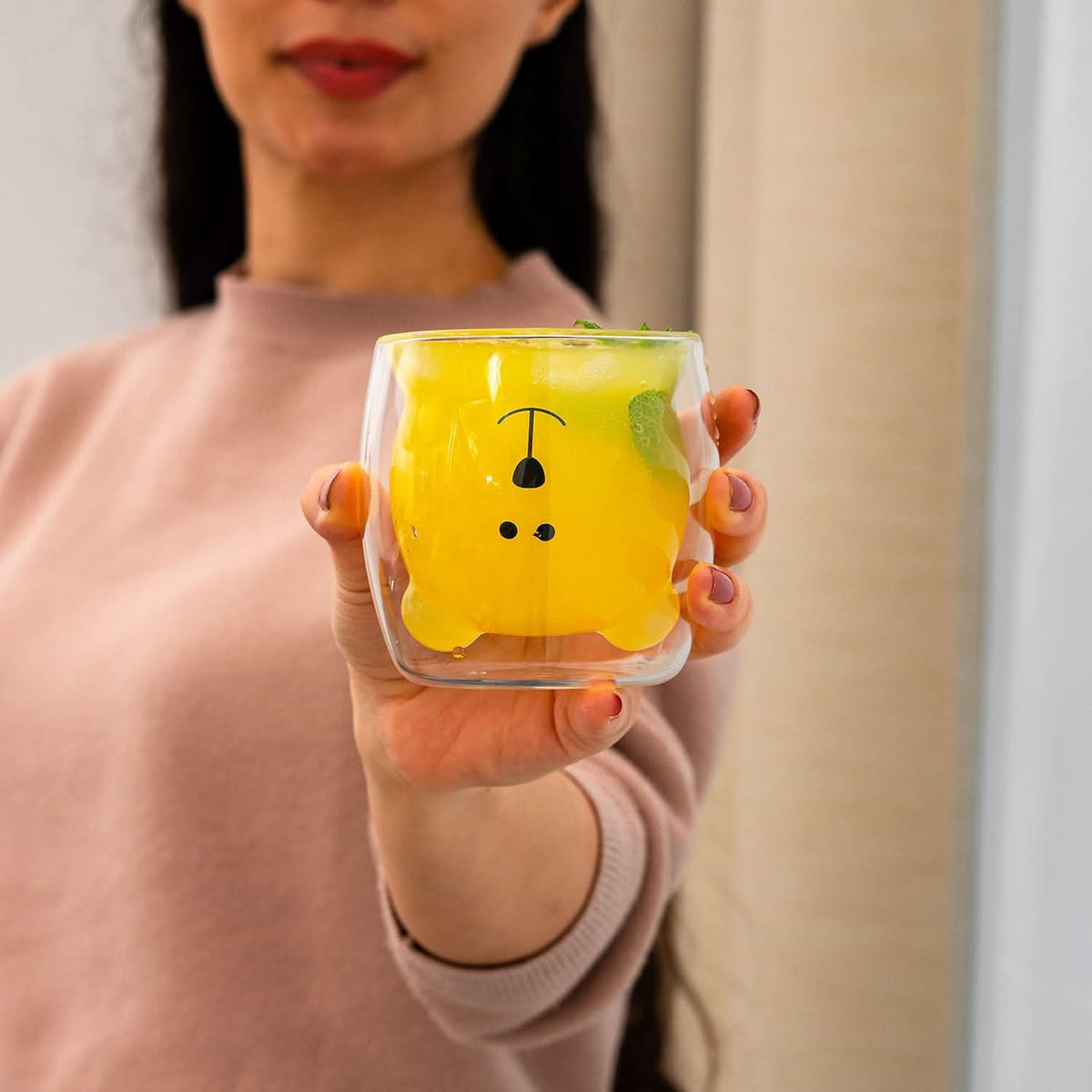 Tazza da caffè a forma di orso - Carina e pratica 