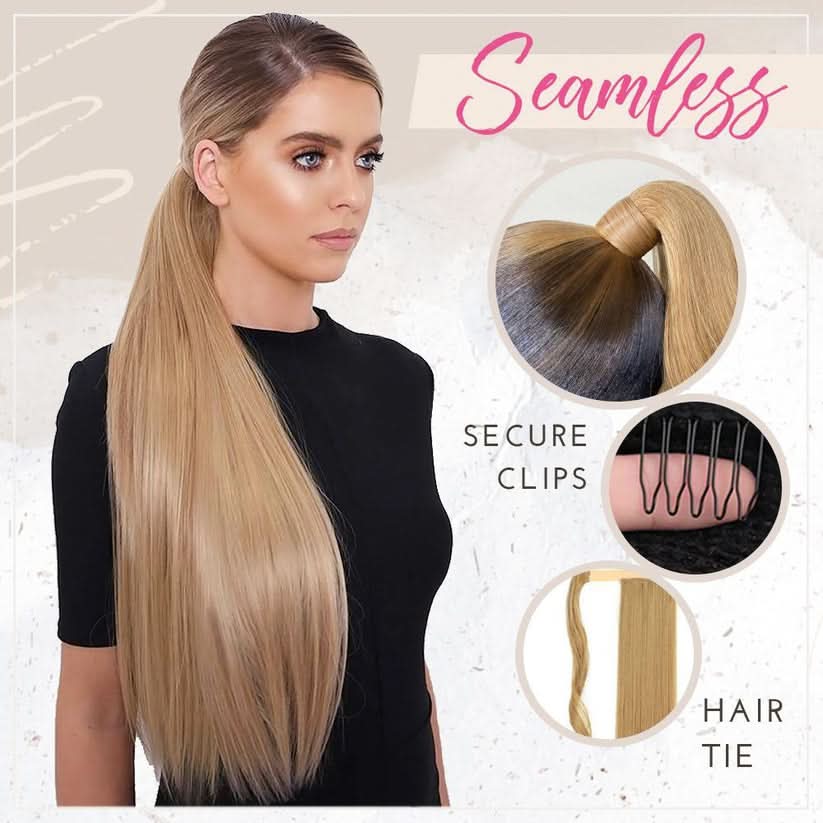 Glamourová prodloužení copu pro chic vzhled 