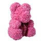 A flowery teddy bear for eternal emotions 