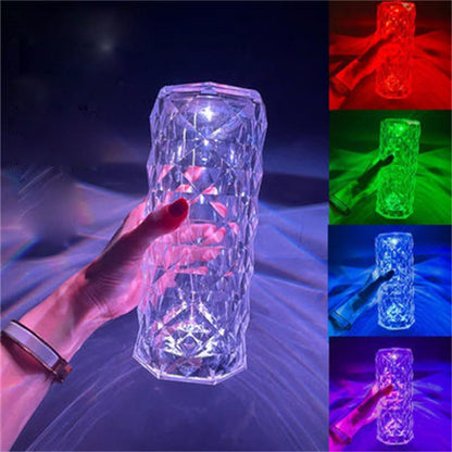 Lampe LED décorative en cristal