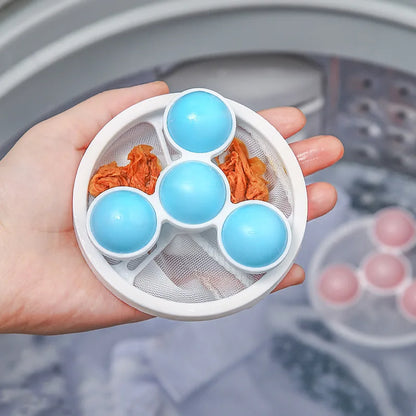 Filtre anti-poils, cheveux et résidus pour lave-linge