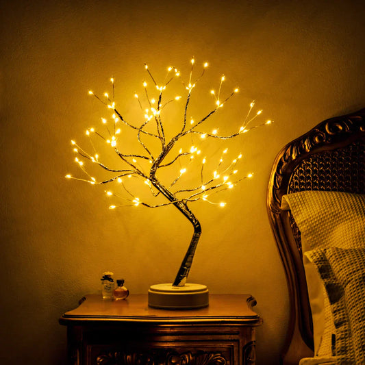 A árvore luminosa que transforma o seu interior 
