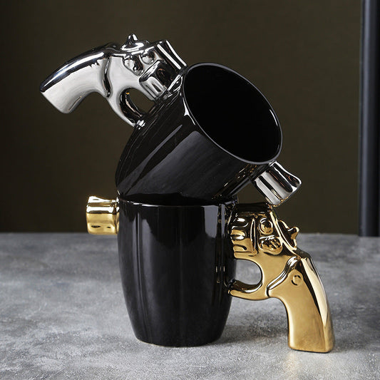 Cana cu design și mâner de pistol ultra original