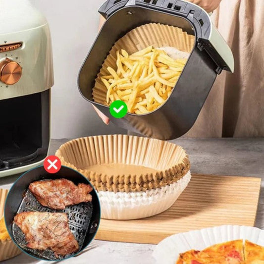 Praktiske bakepapir for Air fryer – Renslighet og tidsbesparelse 