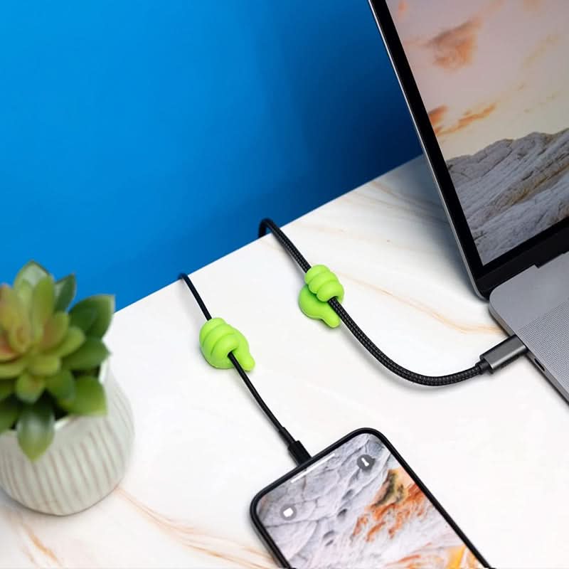 Ganchos inteligentes para cables, cepillos, auriculares y más (x10) 