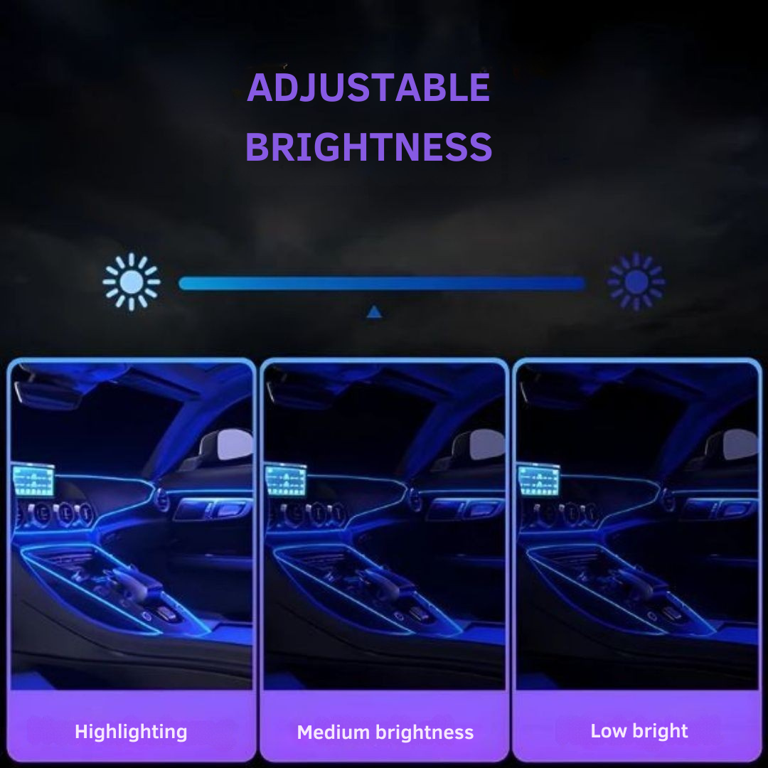 תאורת LED לעיצוב פנים של רכב 