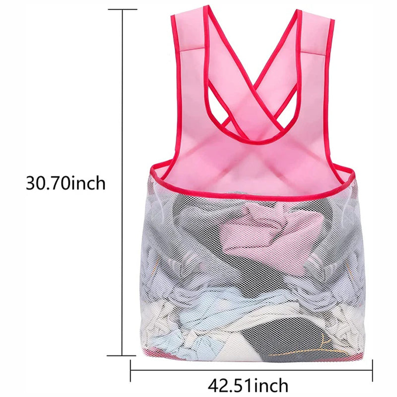 Tablier sac à linge multifonction